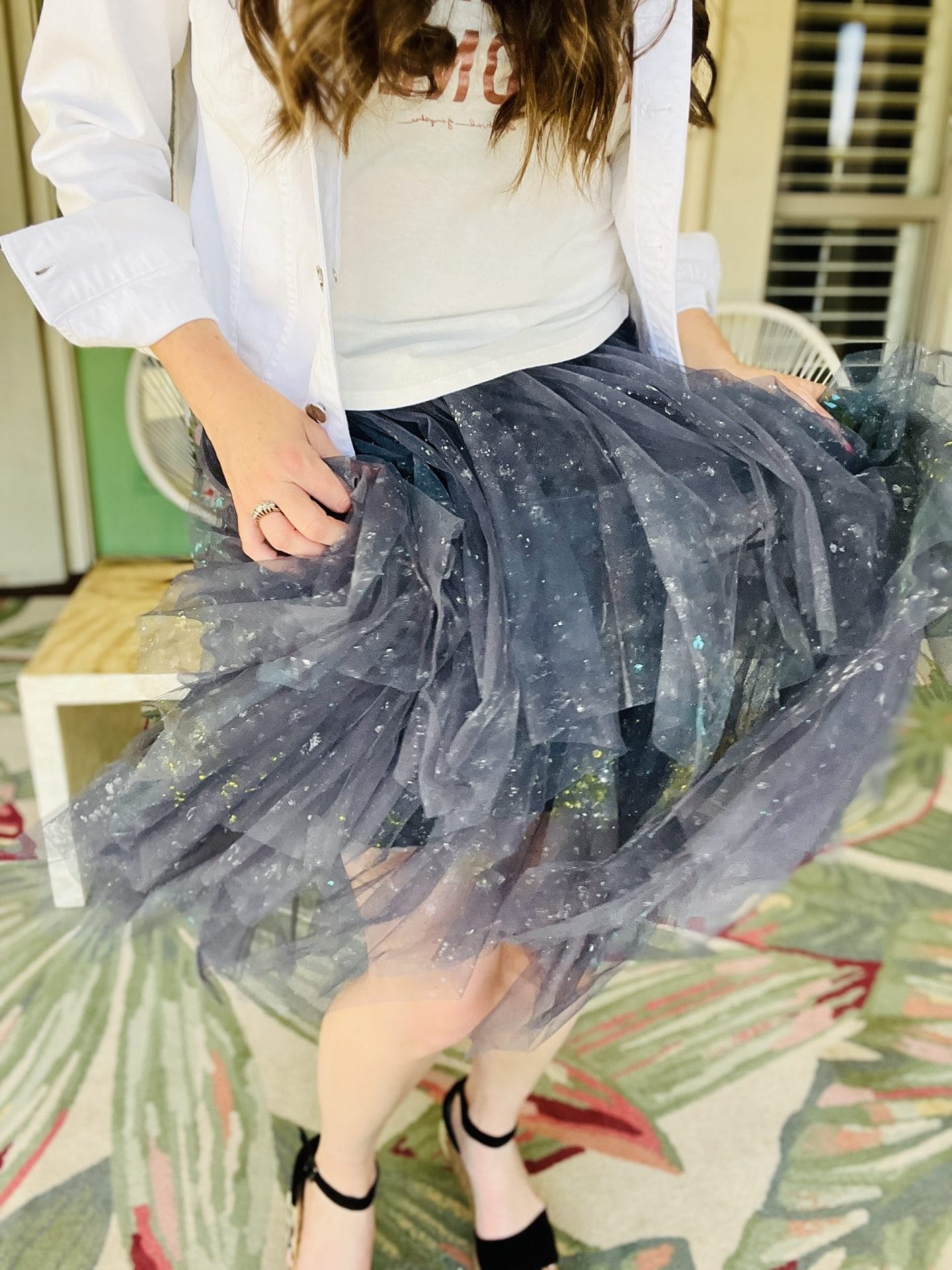 THE TOE チュールスカート　グレー　M Iris Tulle Skirt – THE TOÉ
